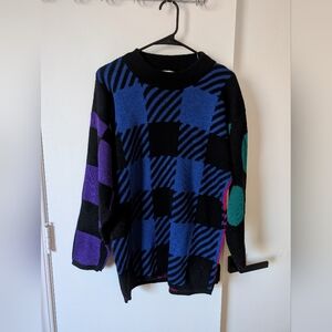 Colorful Geometric Sweater